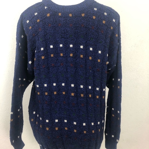 Clay Brooke Outdoors Mens Knit Blue  Sweater L - Picture 1 of 1